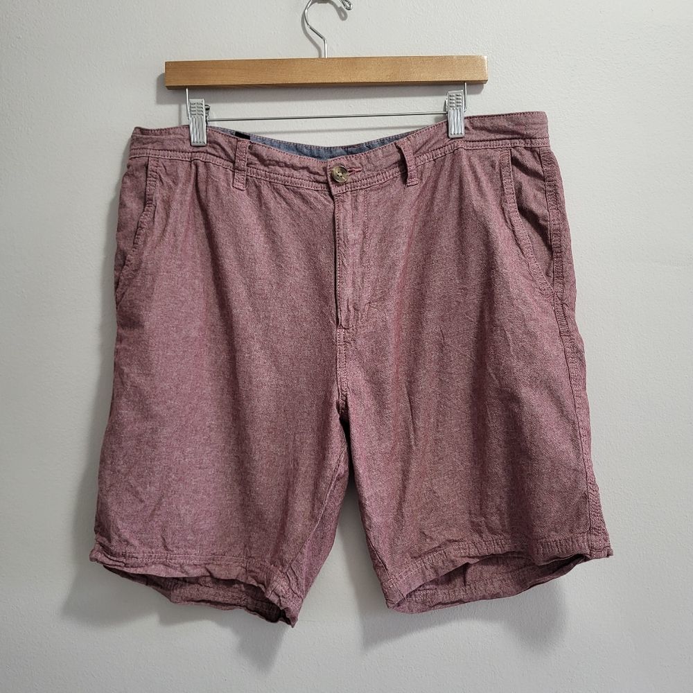 14th and Union Mens Pink Cotton Slim Fit Shorts Size 38